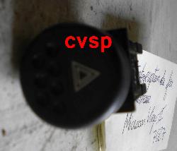 Interrupteur de feu de dtresse Virgo 2 Microcar 7027 (2b17)         piece voiture sans permis