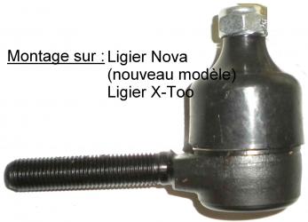 Rotule de direction Ligier Nova (Nouveau modle), Ligier X-Too Ligier 100 0172036 (ligier) 1002786 (microcar)       piece voiture sans permis