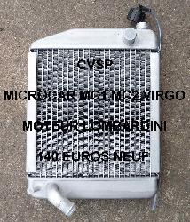 Radiateur moteur Lombardini Microcar Mc1.2 city  Microcar cvsplm204         piece voiture sans permis