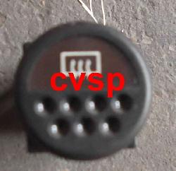 Interrupteur de dgivrage arrire Microcar Virgo 1 Microcar 2067 (2b18)         piece voiture sans permis