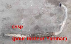 Collecteur d'chappement (moteur Yanmar) Microcar Mc2 Microcar 5124 (2d18) 1004408        piece voiture sans permis