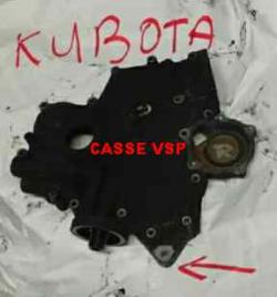 Carter support moteur  alternateur Kubota  carter         piece voiture sans permis