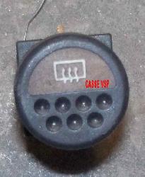 Interrupteur de dgivrage Microcar Virgo 3 Microcar 1222 (2b17)         piece voiture sans permis