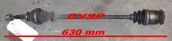 Cardan ct passager 630 mm Jdm Albizia JDM - Simpa .1394 (2D11) 0103002        piece voiture sans permis