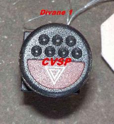 Interrupteur de feux de dtresse (warning) Bellier Divane 1 (moteur Yanmar) Bellier .3781(3H14)         piece voiture sans permis