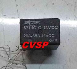 Relais (noir) Microcar 871-1C-C 12VDC 20A 35A 14VSC Electricit - Relais 2613611 (1JK3)         piece voiture sans permis