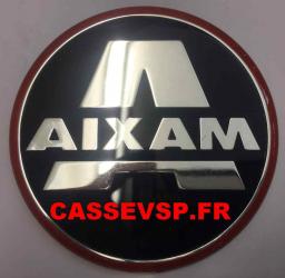 Macaron Aixam / Logo sur le capot PIECES NEUVES ET ENTRETIEN CVSP7K324 (C3P13) 7K324        piece voiture sans permis
